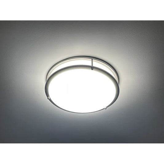 DR Series - Ceiling Light LED Double Ring Flush Mount Light (Ideal for Drawing rooms/Bedrooms/Corridors/Offices)